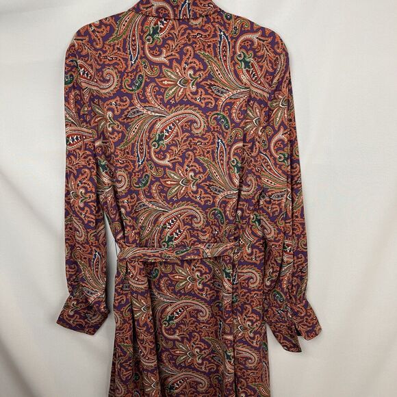 Lauren Ralph Lauren Women's Print Double-Faced Georgette Wrap Dress Size 16 NWT - Picture 5 of 12